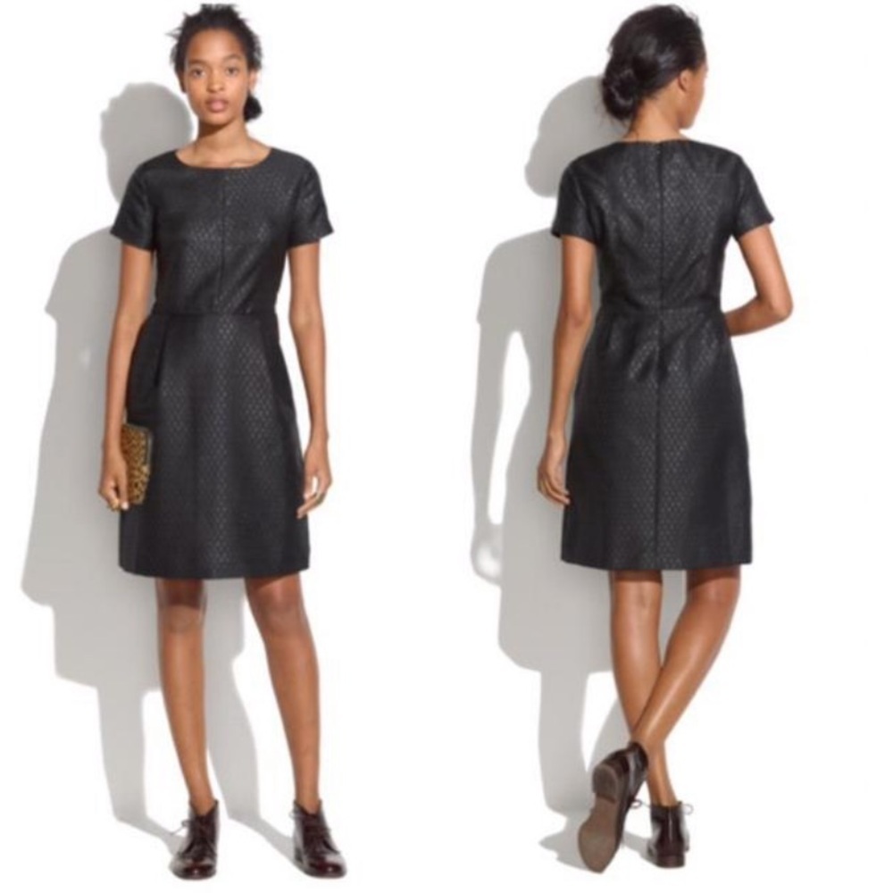 • Madewell • Brocade Mini Dress Black 0